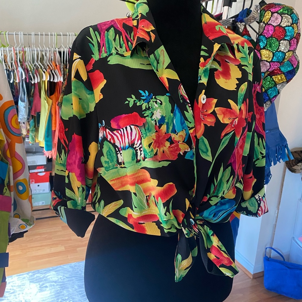 90s Safari Blouse